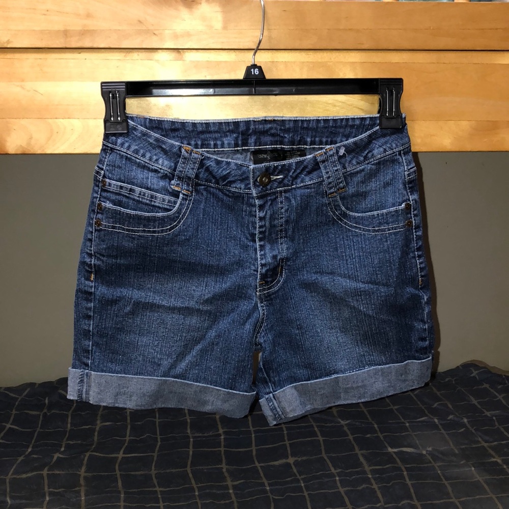 V.S.M. Dark Blue Jean Shorts